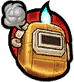 Flame Engineer Helmet Icon