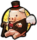 Gentleman Pig